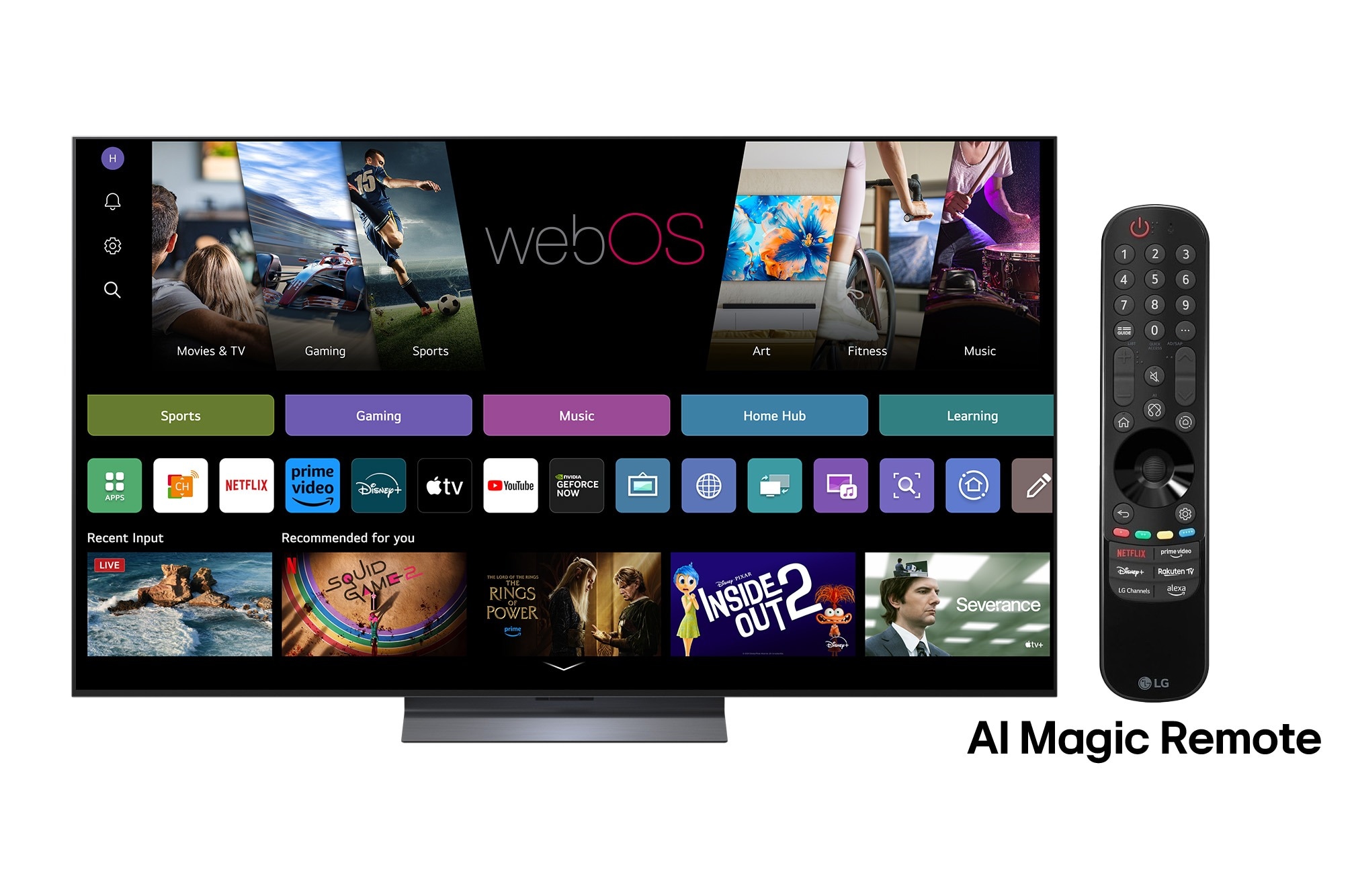 LG OLED evo AI C5 de 65 inch, 4K Smart TV, 2025, OLED65C5ELB, thumbnail 3